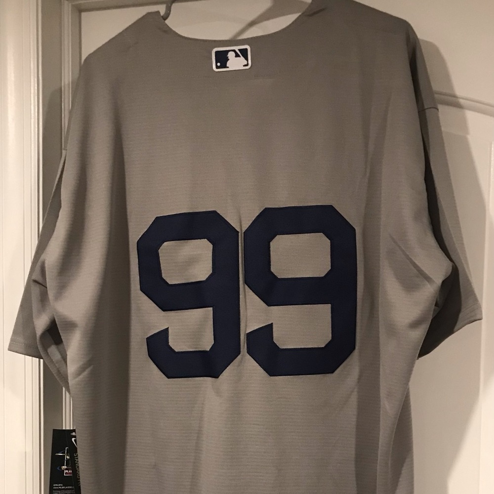 COPY - Aaron Judge #99 New York Yankees Gray Special Edition Field of Dreams 3XL